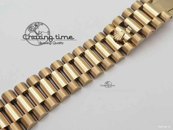 1226 Sophisticated Day-Date 40mm 228239 RG Noob 1:1 Best Edition Brown Roman Dial On RG President Bracelet A 3707